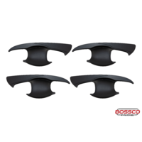 Black Door Handle Bowl Covers Protectors Suitable For Toyota Hilux 2015-2021