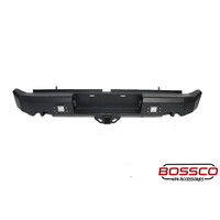 Black Rear Step Bar With Lights Suitable for Toyota Hilux 2005-2020