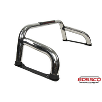 Stainless Steel Sports Bar W/ Brake Light Suitable for Nissan Navara D40 NP300 D23 2005-2024