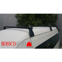 Black Heavy Duty Roof Racks Suitable for Toyota Hiace Commuter Bus SLWB 2005-2019