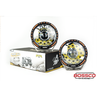 7" LED Driving Lights with LED LASER | 1 Lux @ 1076m | 13520 Lumens | IP68 Rated - PAIR