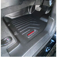  Floor Liners Suitable For Toyota Hilux 2015+ Rows 1 & 2 