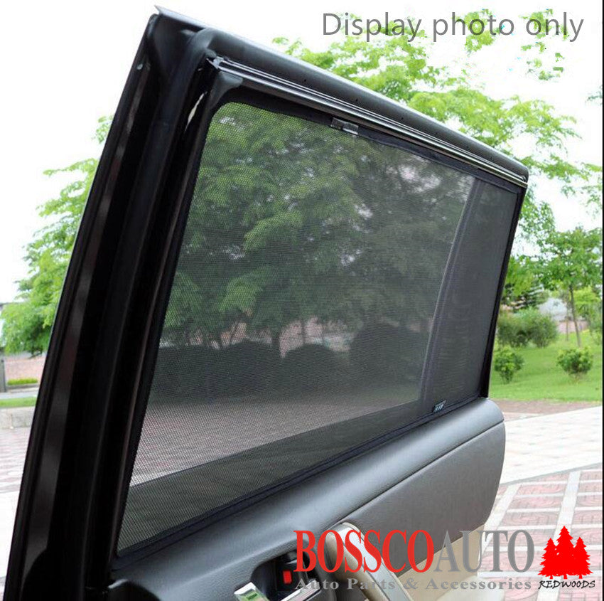 A 4x4 with a Bossco Auto car window shade