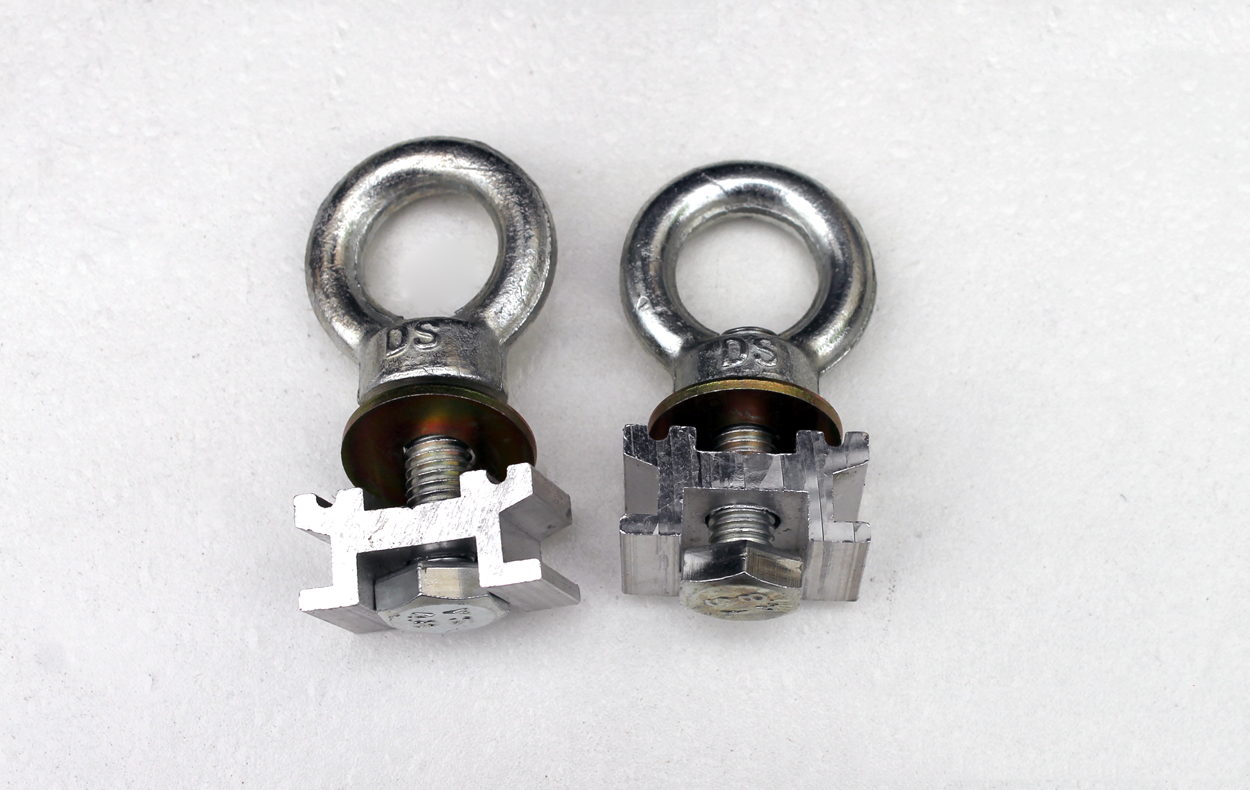 Black Heavy Duty Roof Racks For Gutter Rail Mount Vehicles (set of 4 racks)