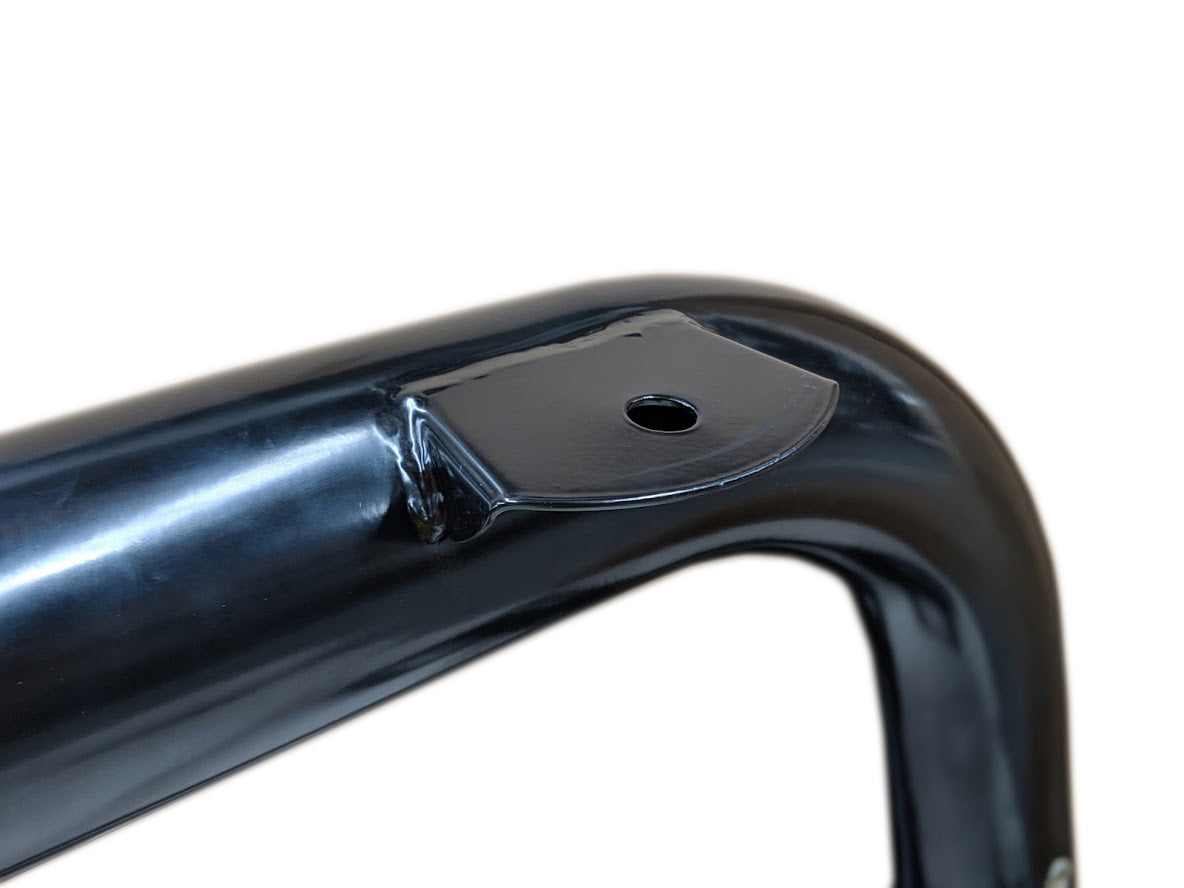 Black Nudge Bar with Skid Plate Suitable for Isuzu D-MAX 2020-2024