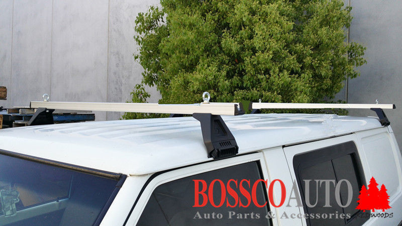 Black ROOF RACKS suitable for FORD ECONOVAN 1999–2020 (Low Roof)