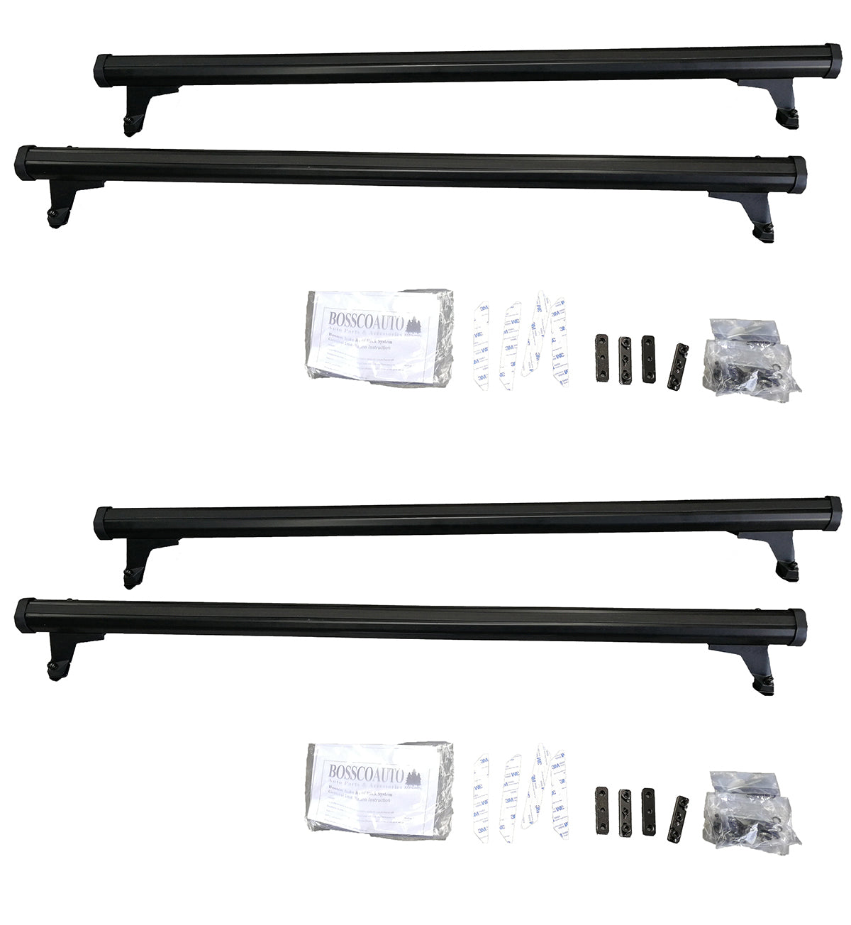 Set of 4 Heavy Duty Roof Racks for Renault Master X62 Van 2010-2023