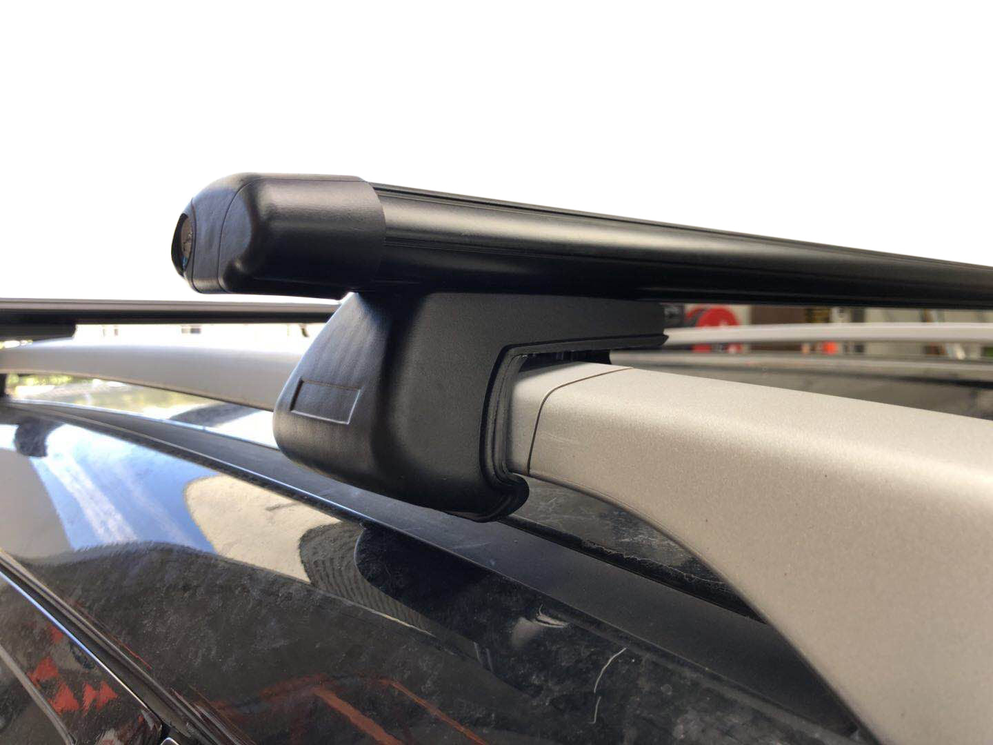Black Universal 48" Claw-Style Roof Racks Suitable with Roof Rails