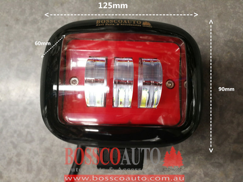 Set of 4 30W RED IP68 SPOTLIGHT