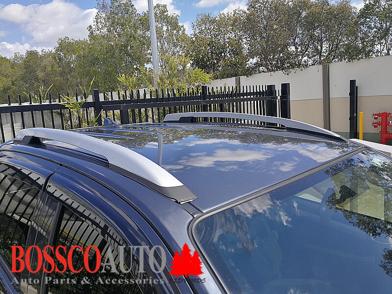Silver and Black Roof Rails Suitable For Isuzu Dmax D-max 2012-2019