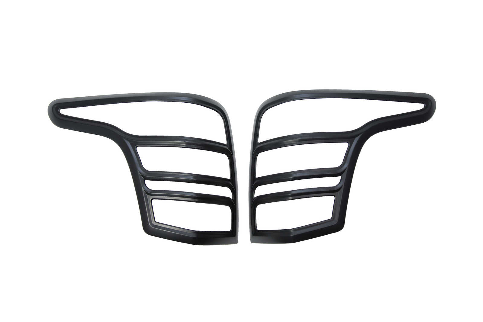Rear Black Taillight Tail Light Trim Covers Suitable For Mitsubishi Triton MQ 2015-2019