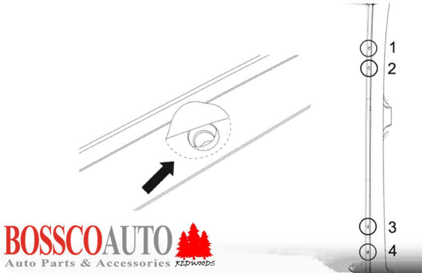 Black Roof Rails Suitable For Holden Colorado RG 2012-2020