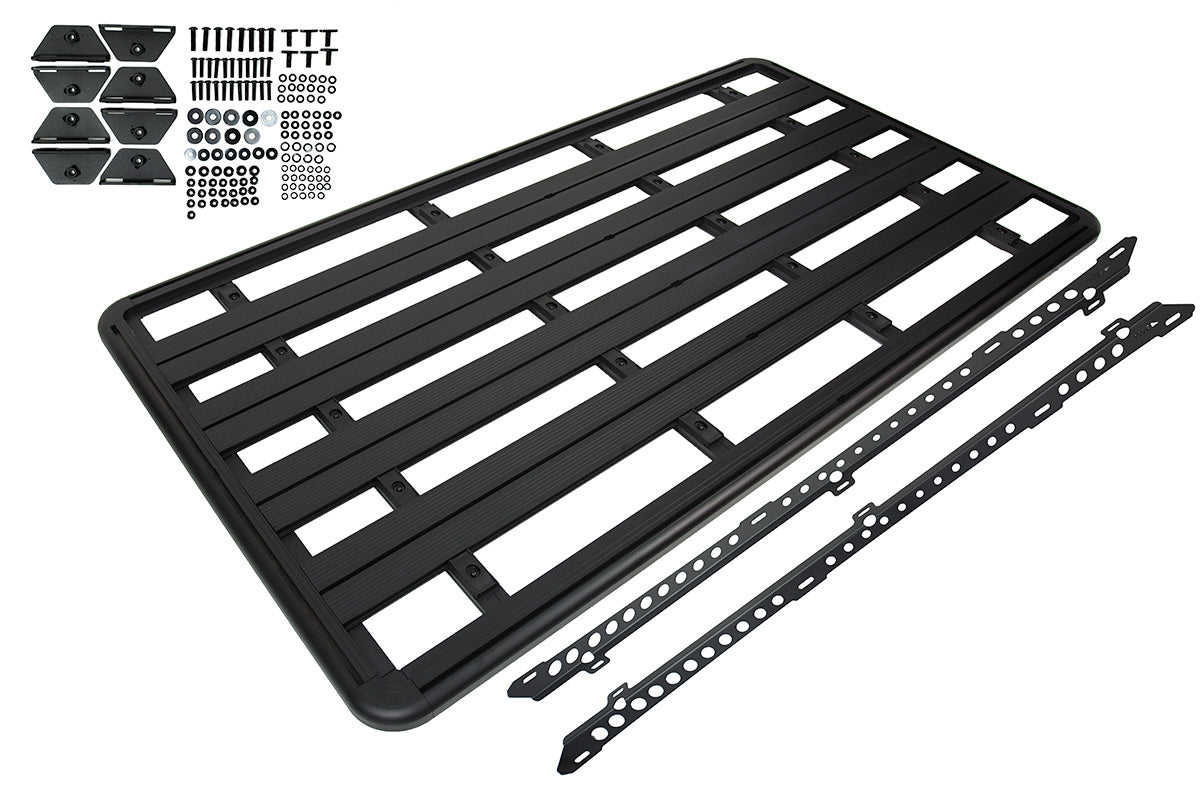 1.8m Aluminium Flat Roof Platform With Backbone Brackets Suitable For Toyota Landcruiser 200s 2007-2022