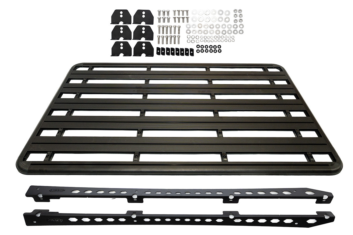 Aluminium Flat Roof Platform 2200x1425mm With Backbone Brackets Suitable For Toyota Landcruiser 300S 2021-2025
