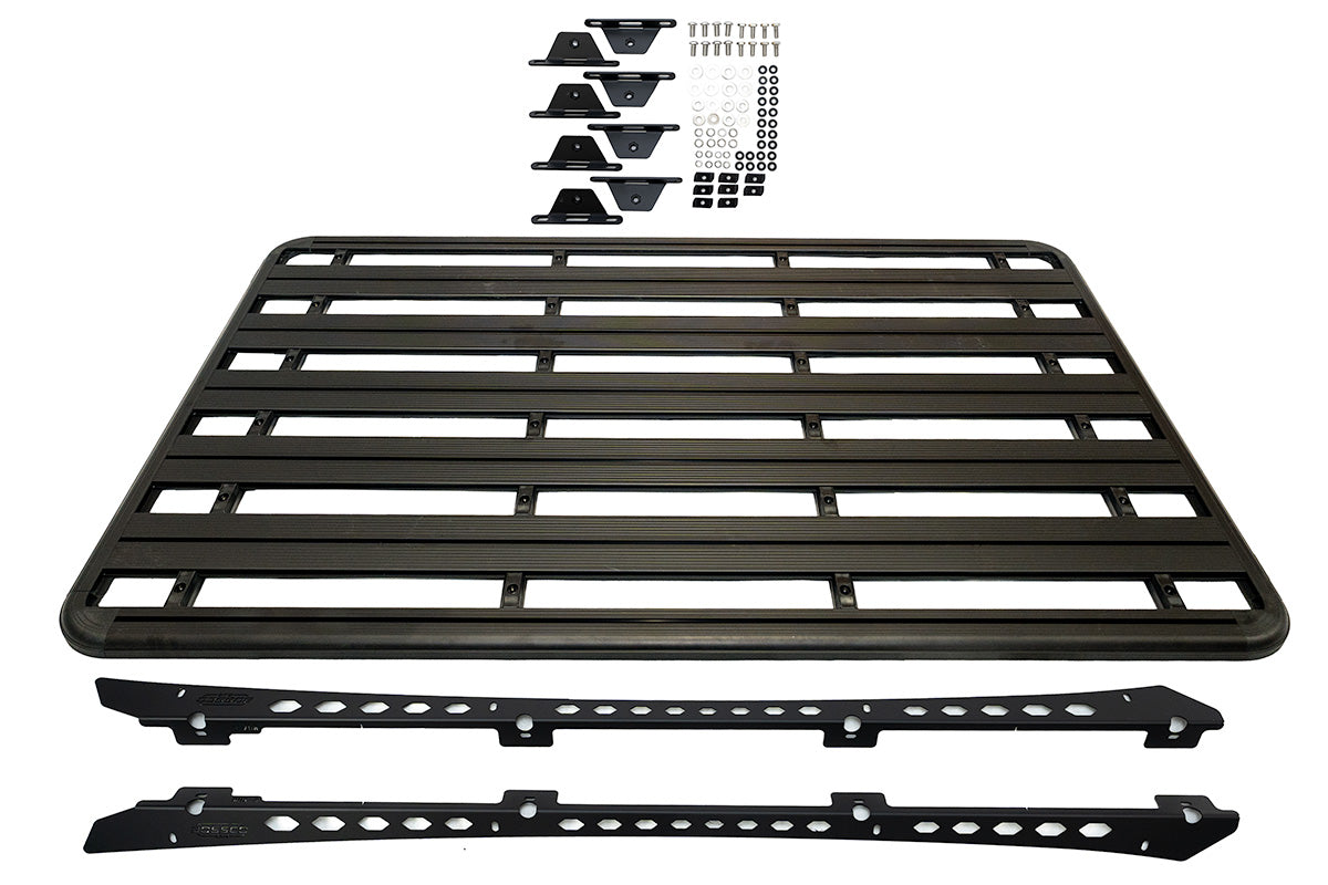 Aluminium Flat Roof Platform 2200x1425mm With Backbone Brackets Suitable For Isuzu MU-X 2012-2020