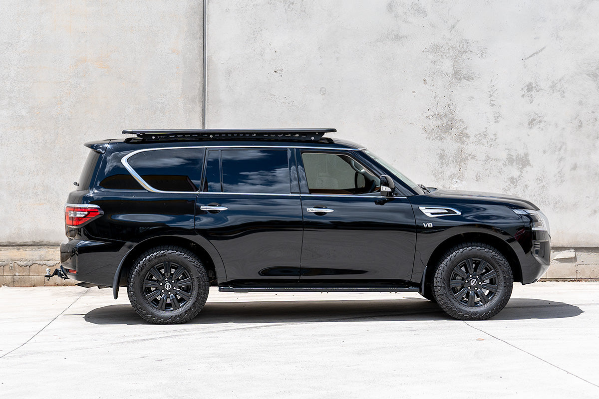 Aluminium Flat Roof Platform 2200x1425mm With Backbone Brackets Suitable For Nissan Patrol Y62 2010-2024