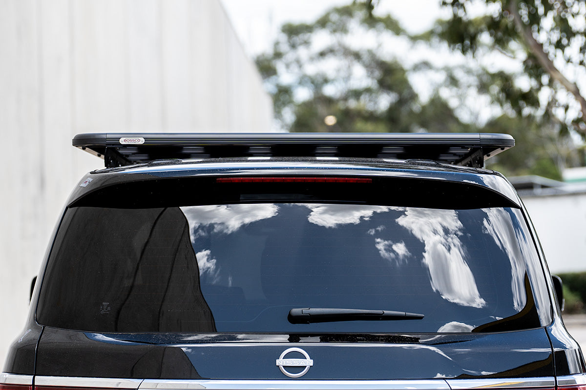 Aluminium Flat Roof Platform 2200x1425mm With Backbone Brackets Suitable For Nissan Patrol Y62 2010-2024