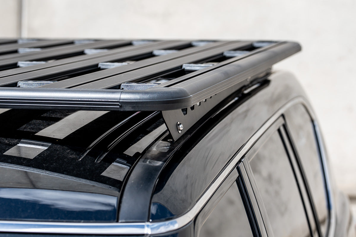 Aluminium Flat Roof Platform 2200x1425mm With Backbone Brackets Suitable For Nissan Patrol Y62 2010-2024