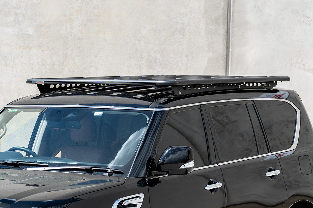 Aluminium Flat Roof Platform 2200x1425mm With Backbone Brackets Suitable For Nissan Patrol Y62 2010-2024