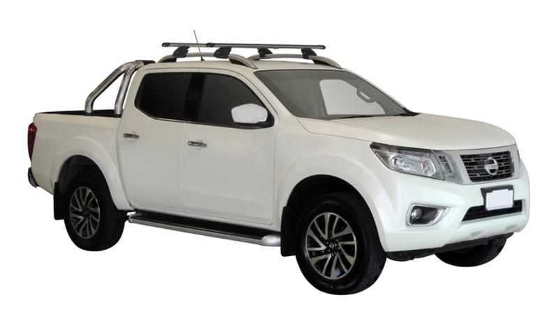 ProRack Heavy Duty Roof Rack Package for Nissan Navara Dual Cab Raised Rails Jun 2015 - ON