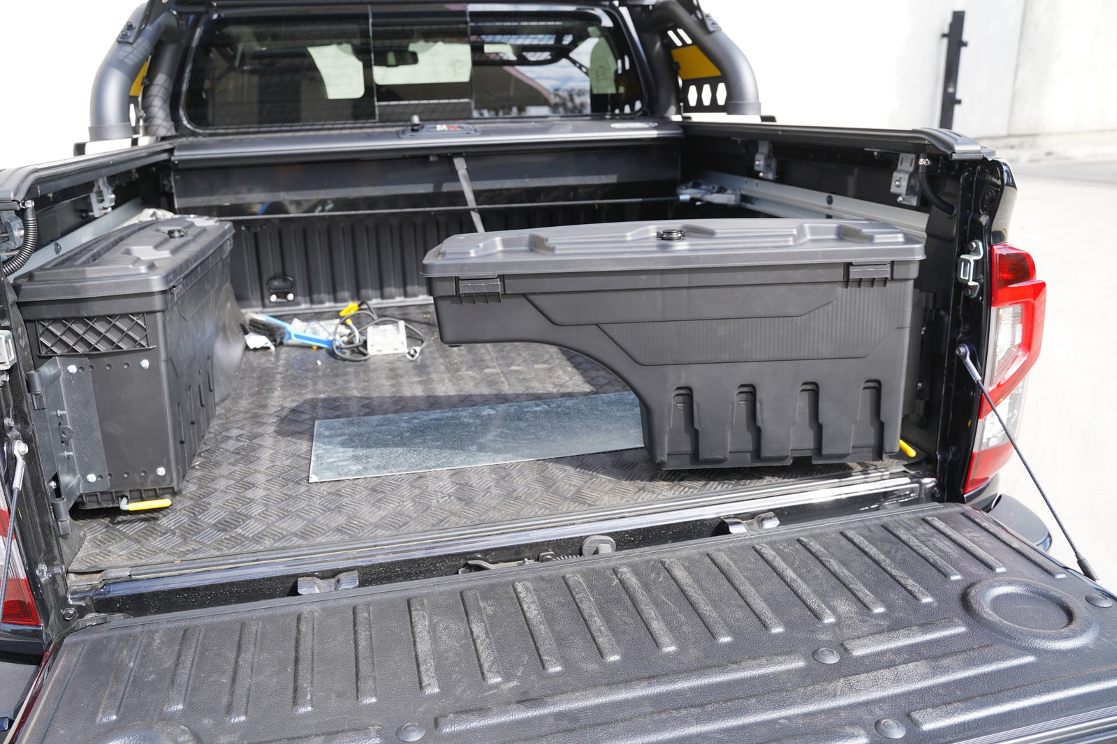Rear Cargo Tool Box Tub Locker Suitable For Toyota Hilux 2015-2020