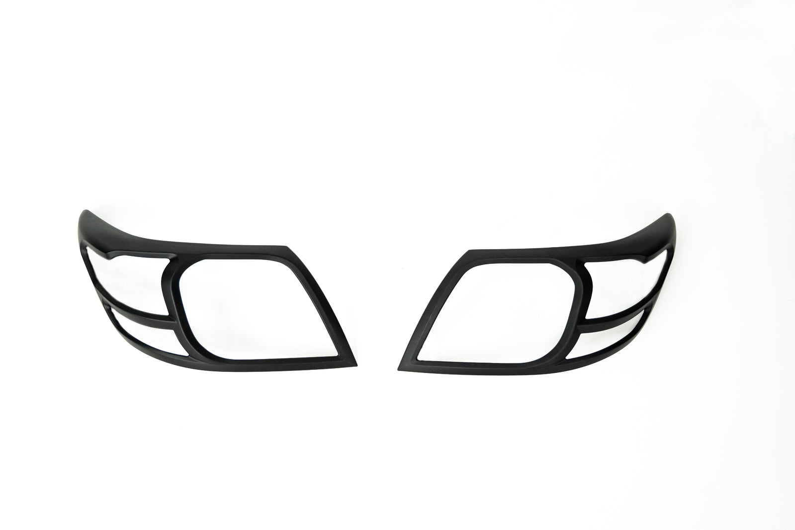 Front Black Headlight Head Light Trim Covers Suitable For Toyota Hilux 2012-2015