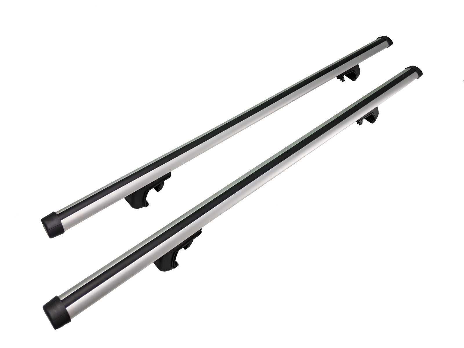 Silver Universal 53" Claw-Style Roof Racks Suitable with Roof Rails