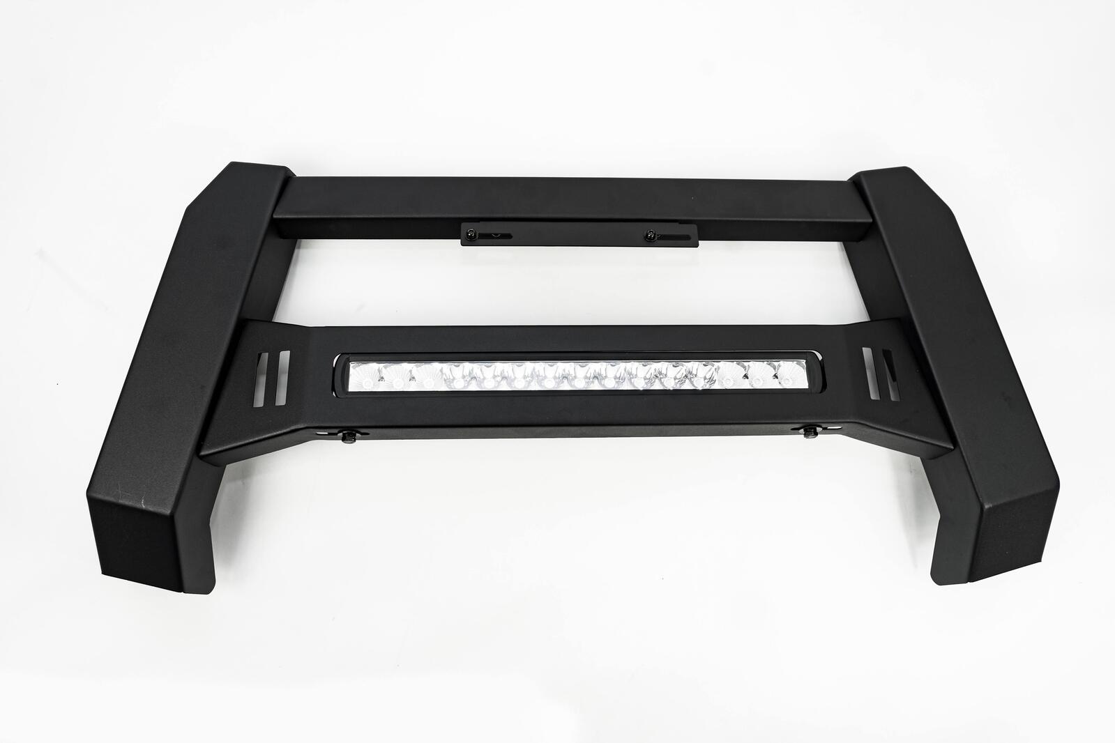 Matte Black Modular Nudge Bar with Integrated Light Bar Suitable For Mitsubishi Triton MR 2019-2023