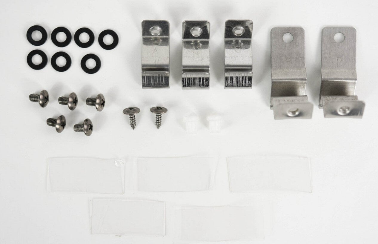 Fitting Kit for Tinted Bonnet Protector suitable for Toyota Prado 150 Series 3 2018-2023