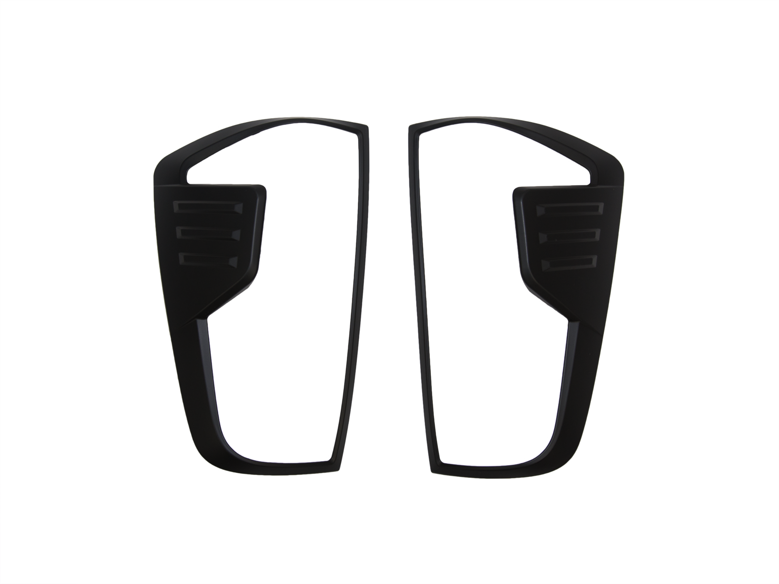 Rear Black Taillight Tail Light Trim Covers Suitable For Nissan Navara NP300 Facelift 2021-2024