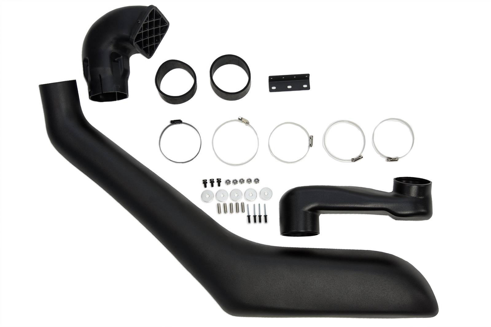 Black Snorkel Air Intake Kit suitable for Toyota Prado 120 series 2002 - 2009