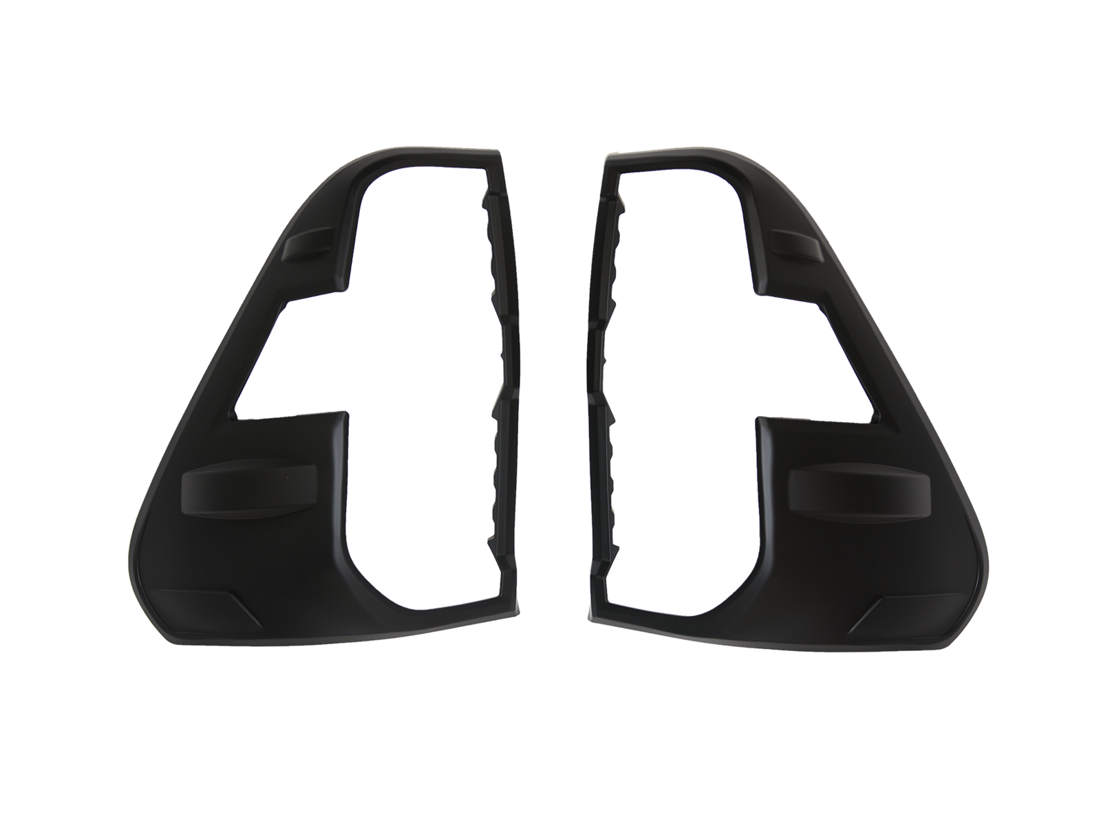 Matte Black Rear Tail Light Trim Covers Suitable For Toyota Hilux 2020-2021