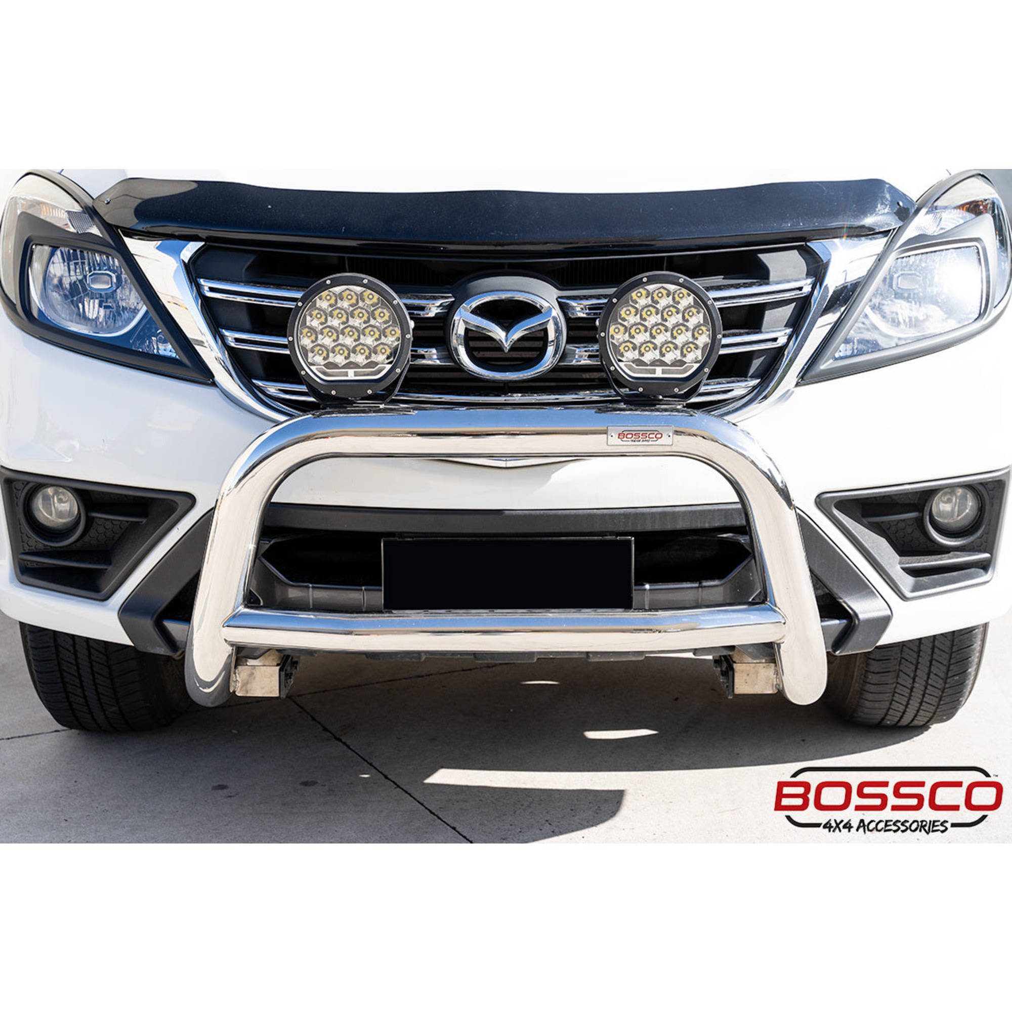 Stainless Steel Low Nudge Bar suitable for Mazda BT-50 2012-2020