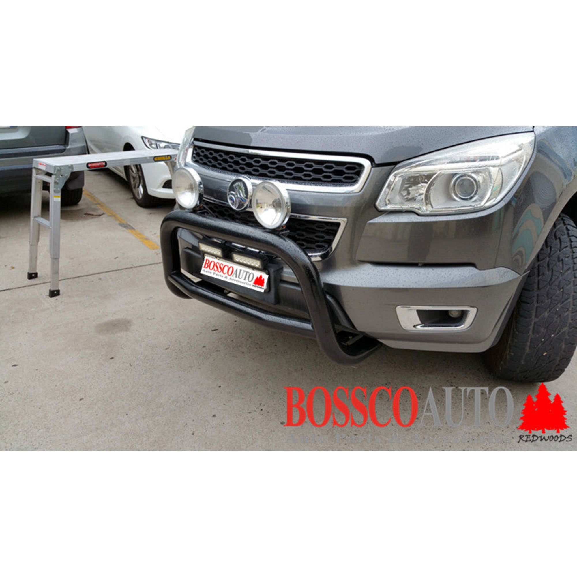 BLACK Nudge Bar suitable for Holden Colorado RG series 2012-2018