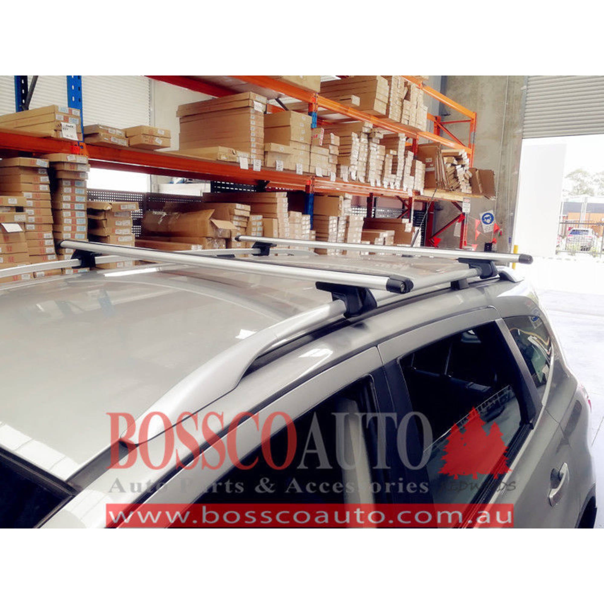 SILVER ROOF RACKS suitable for Hyundai Tucson 2005-2010