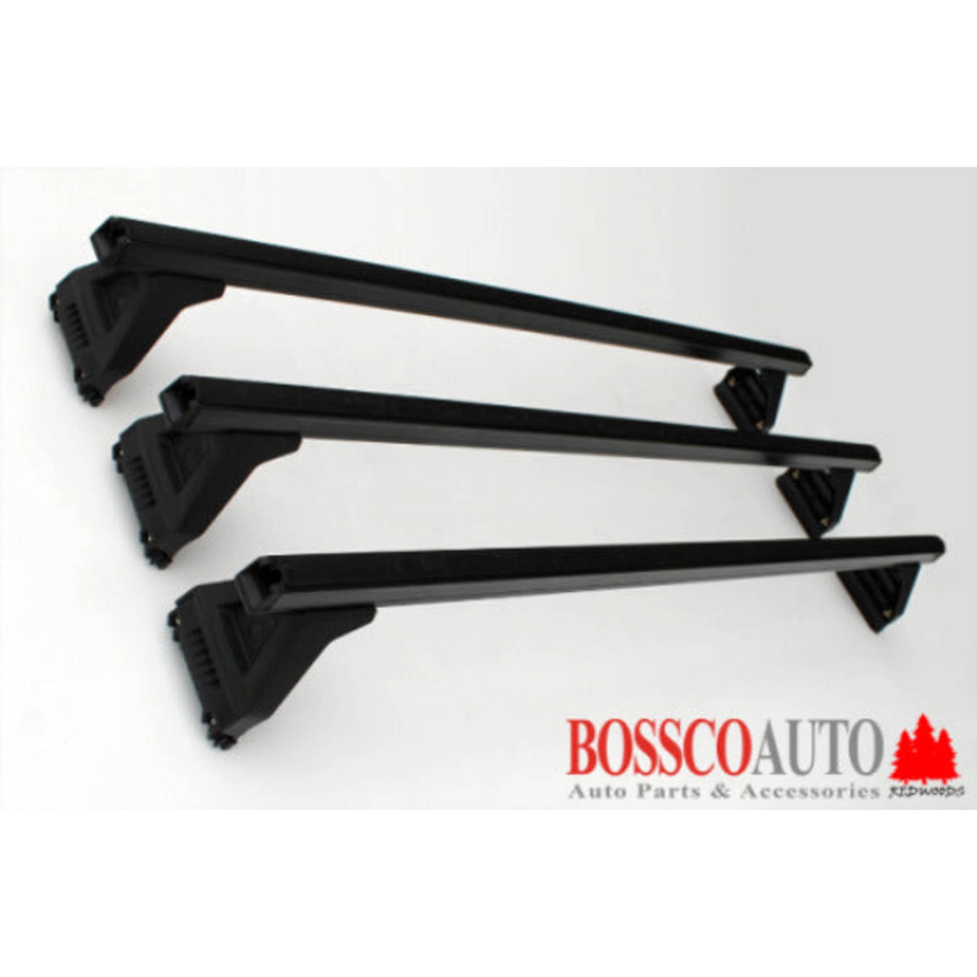 Black Roof Racks suitable for Toyota Landcruiser 70 Series Workmate Troopcarrier (High Roof)
