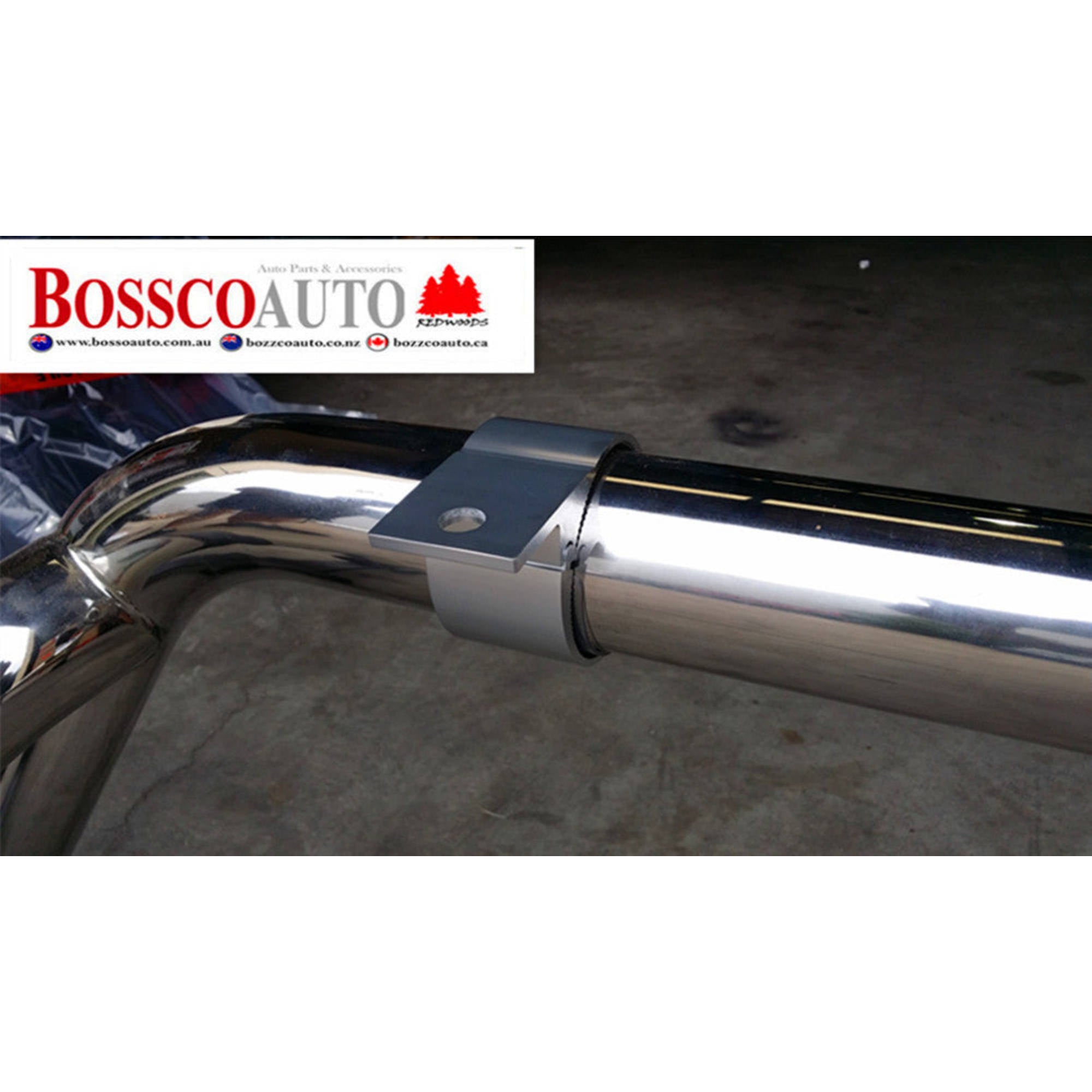 3" Inch Light Mounting / Aerial Alloy Bracket UHF Antenna Clamp LED