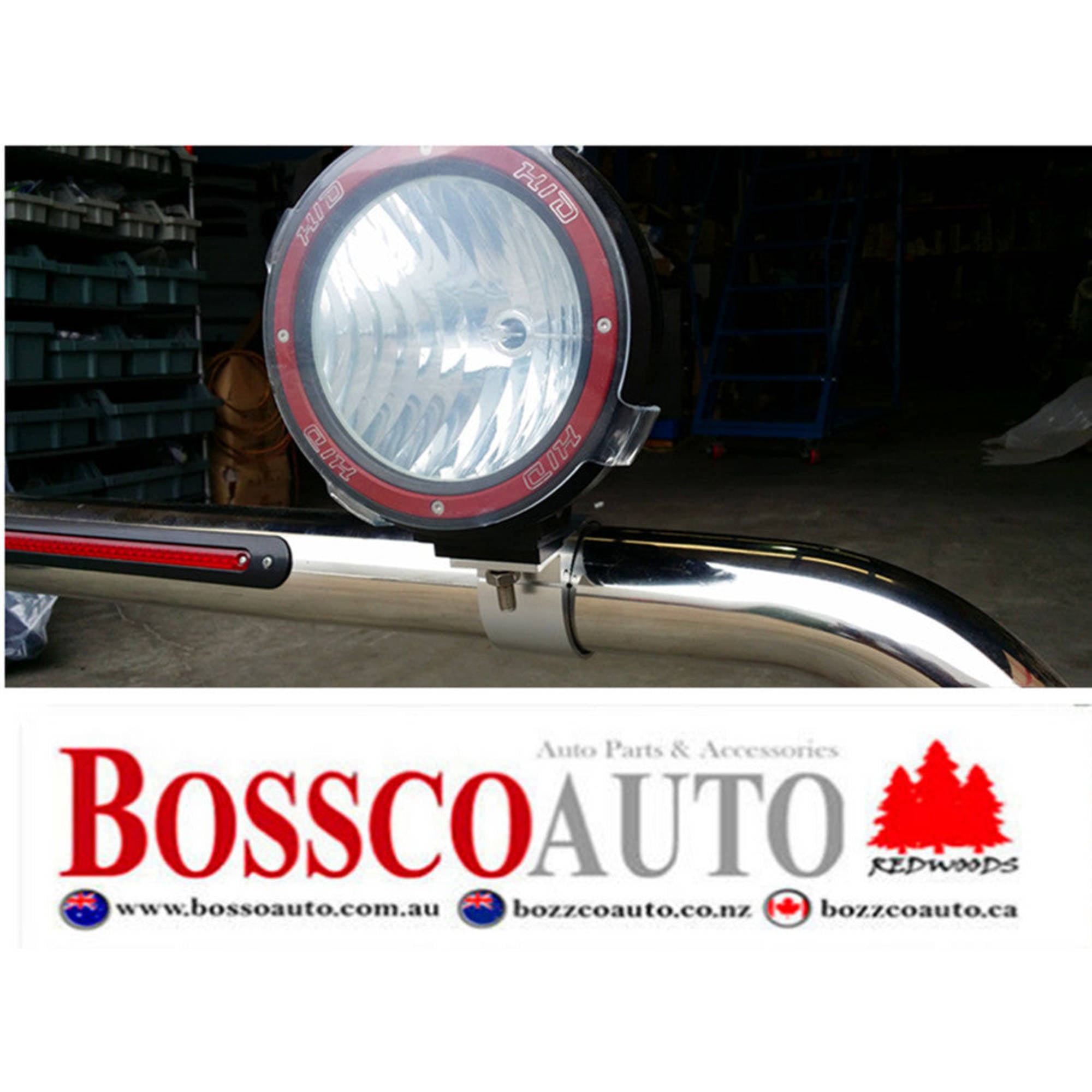 2" Inch Light Mounting / Aerial Alloy Bracket UHF Antenna Clamp 76mm LED