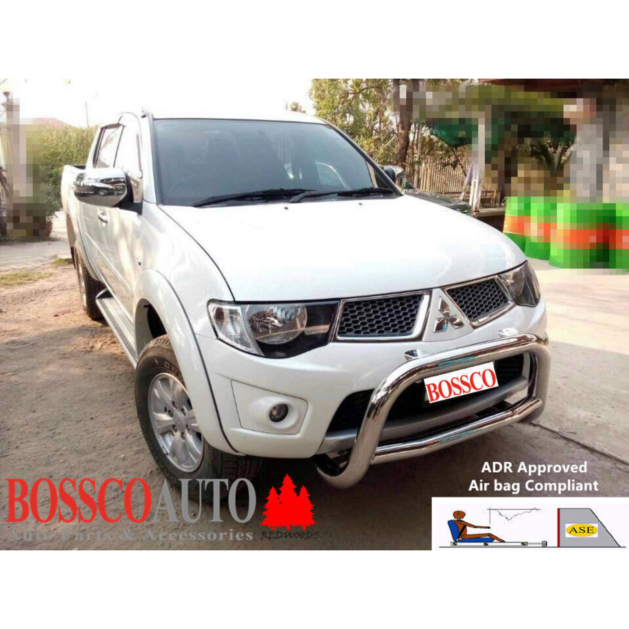Nudge bar suitable for Mitsubishi Triton 2006-2009 / Challenger 2010-2015