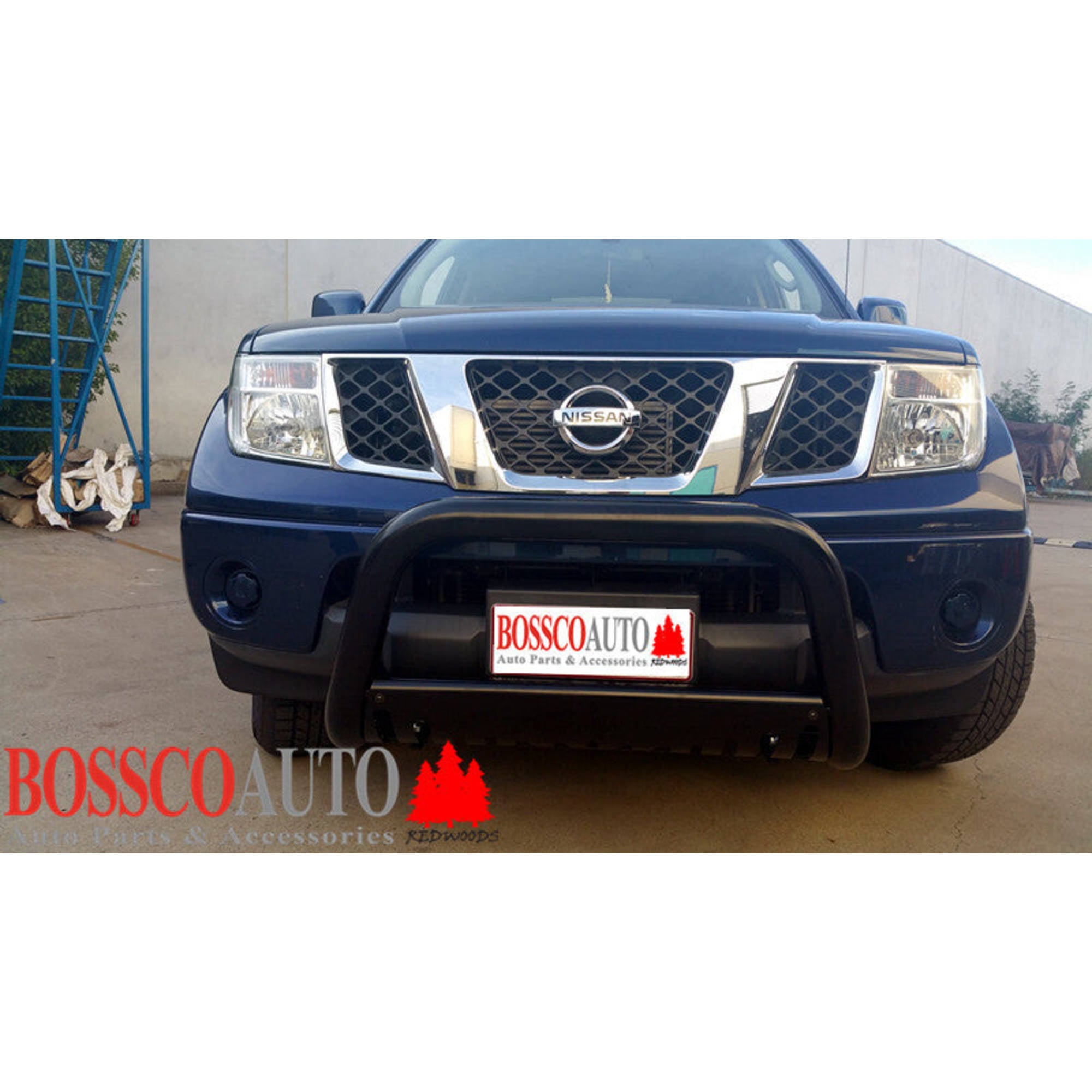 Black Nudge bar Suitable for Nissan Navara D40 Thai Built 2005-2015
