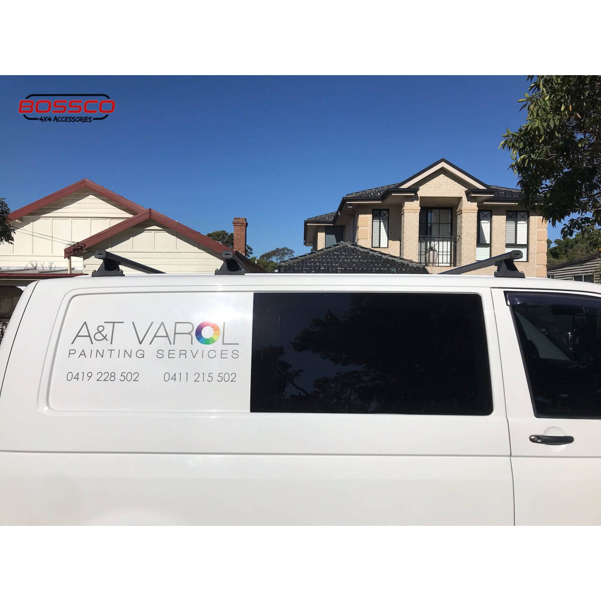 Heavy Duty Roof Racks suitable for Volkswagen Transporter T5 T6 2004-20 (3 Bars)