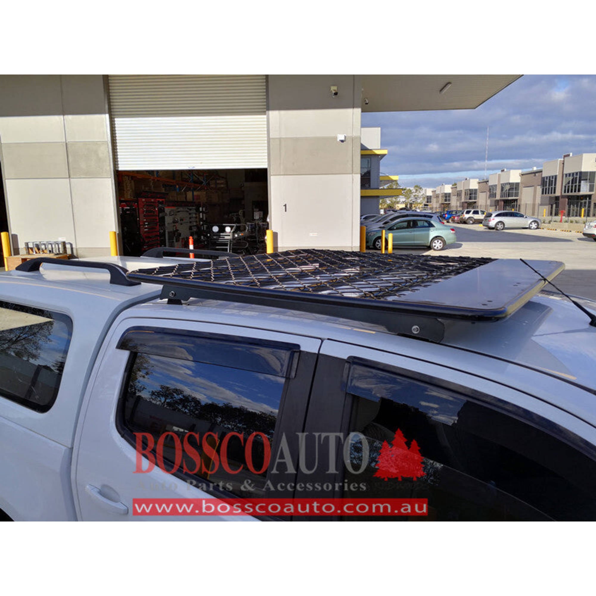 Roof Tradesman / Roof Basket (Flat) Suitable for Toyota Landcruiser 70s Dual Cab and Mitsubishi Triton MR Series