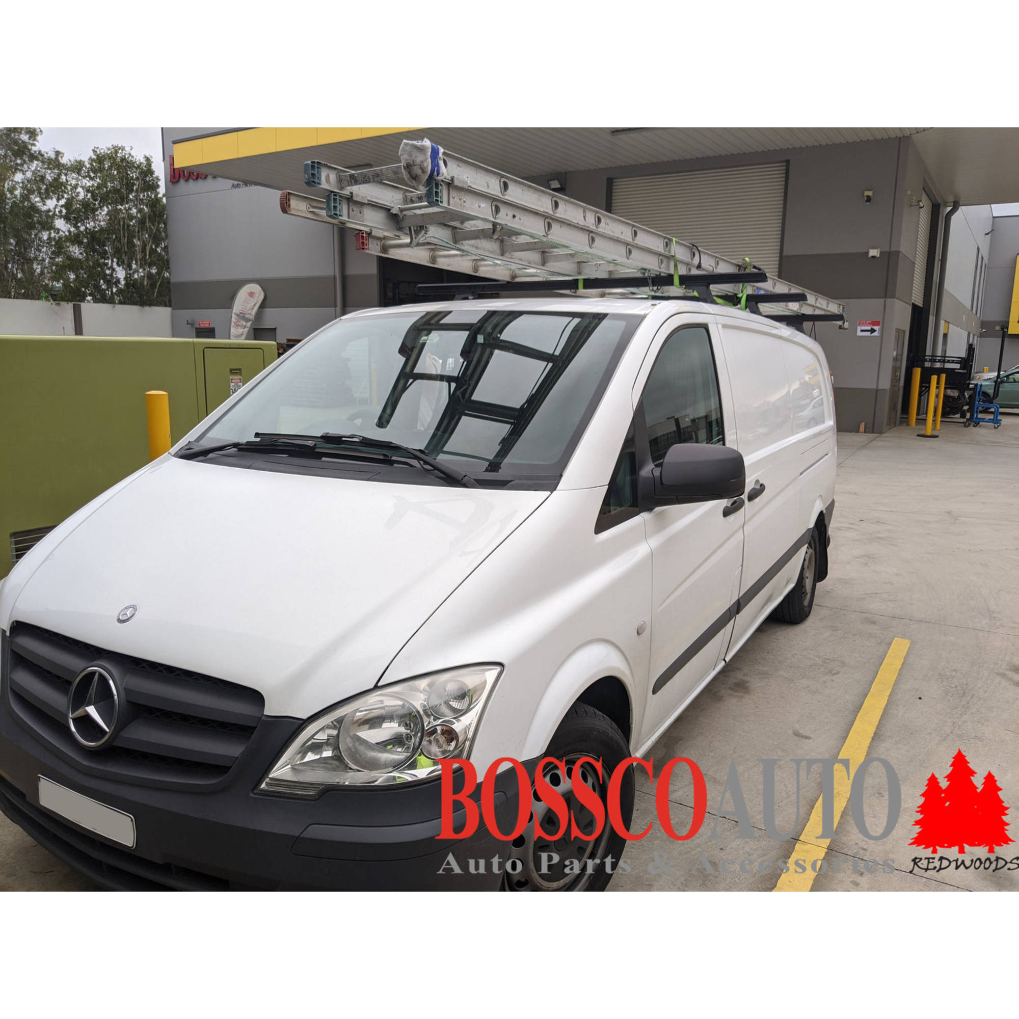 Set of 3 Heavy Duty Roof Racks Suitable for Mercedes-Benz Vans Vito 2005-2020