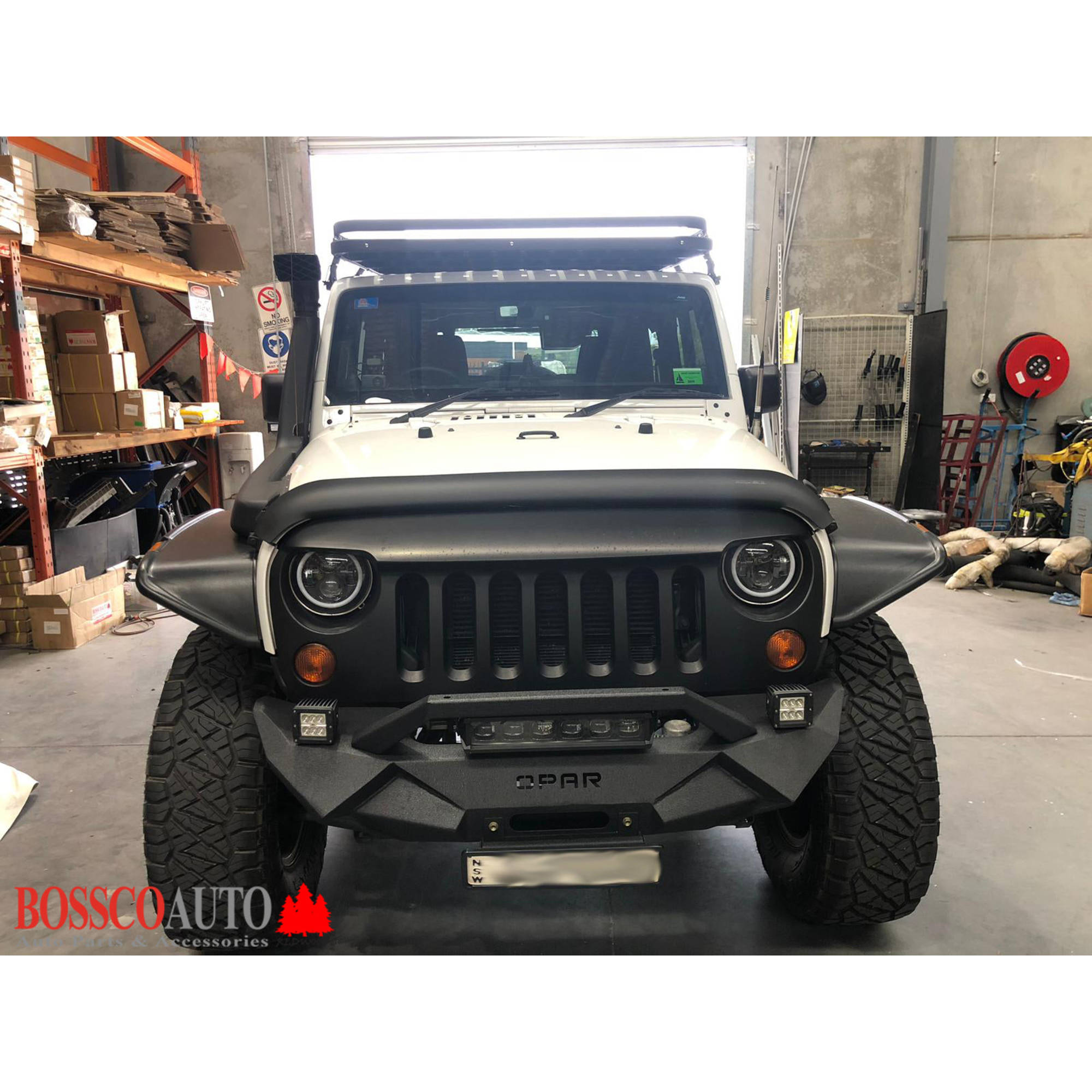 Black Aluminium Alloy Roof Basket with Full Side Fenders Suitable For Jeep Wrangler JK 2007-2018