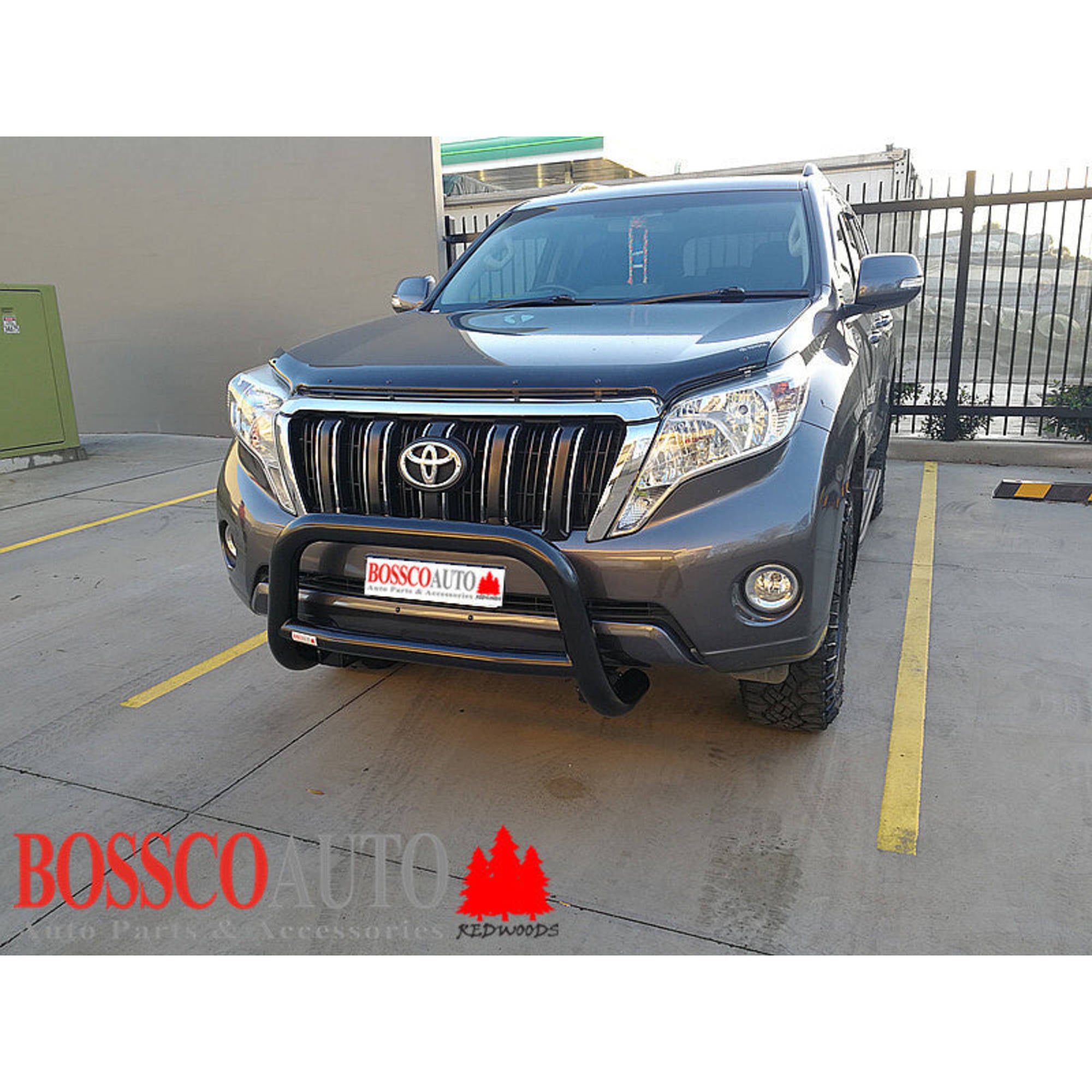 Black Nudge Bar Suitable for Toyota Prado 150s Series 2010-2023