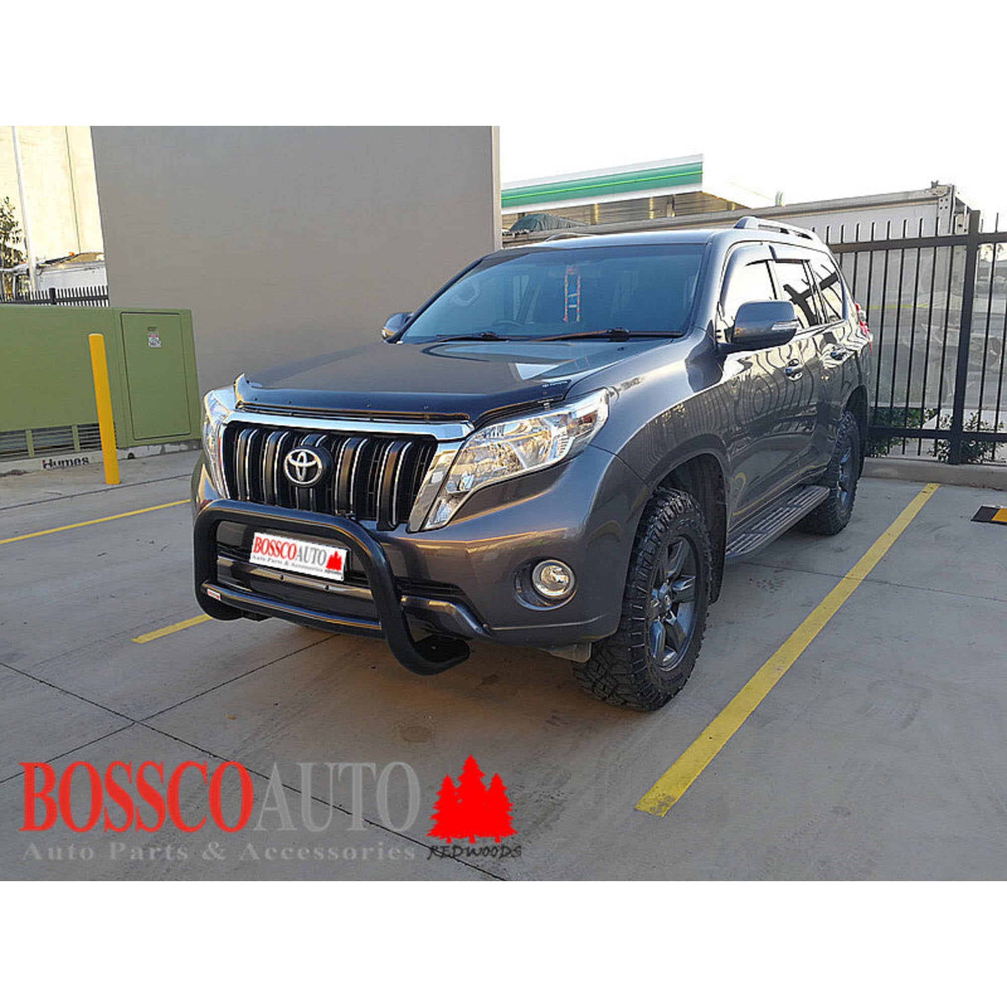 Black Nudge Bar Suitable for Toyota Prado 150s Series 2010-2023