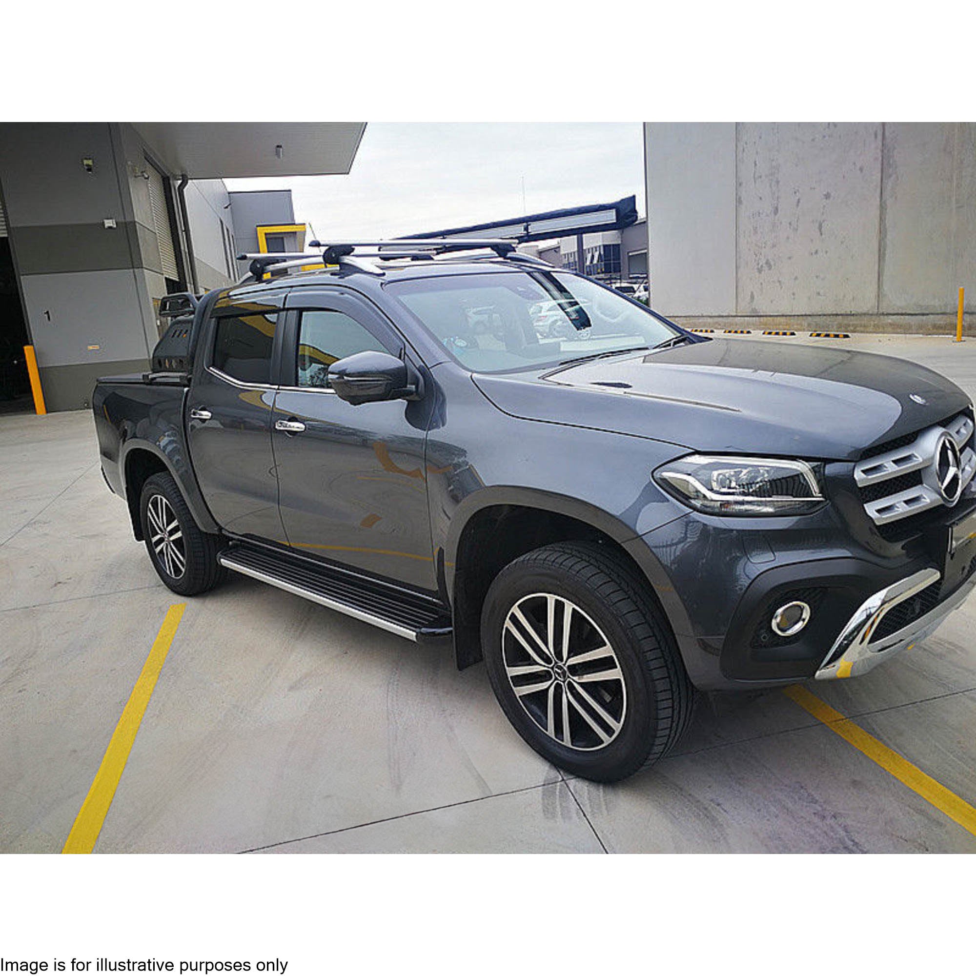 Weathershields Window Visors Suitable for Mercedes-Benz X Class 2017-2020