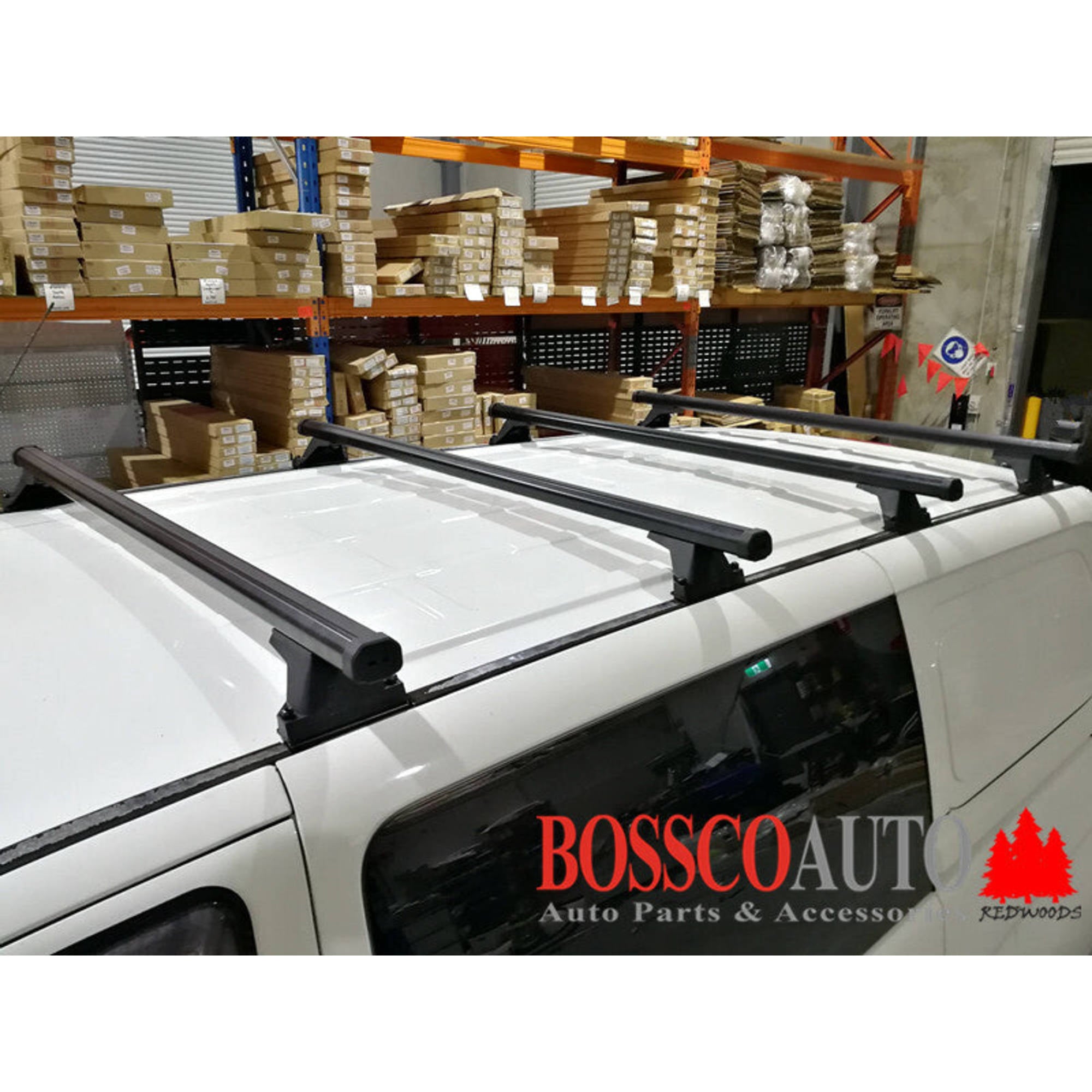 Black Heavy Duty Roof Racks suitable for Hyundai iMax 2007-2022 (4 bars)