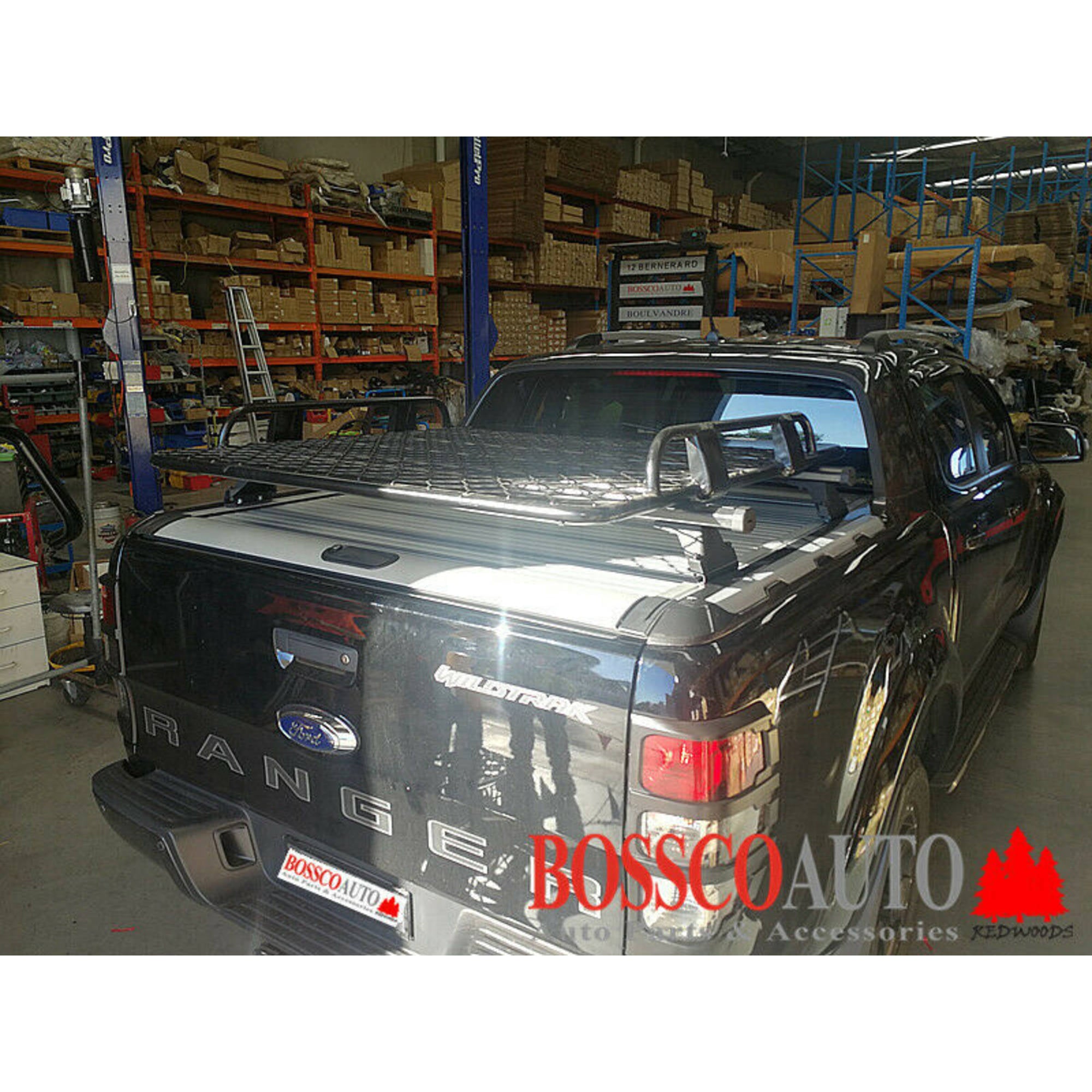 Rear Cargo Roller Tracks Racks and Baskets Suitable for Ford Ranger Wildtrak 2012-2018