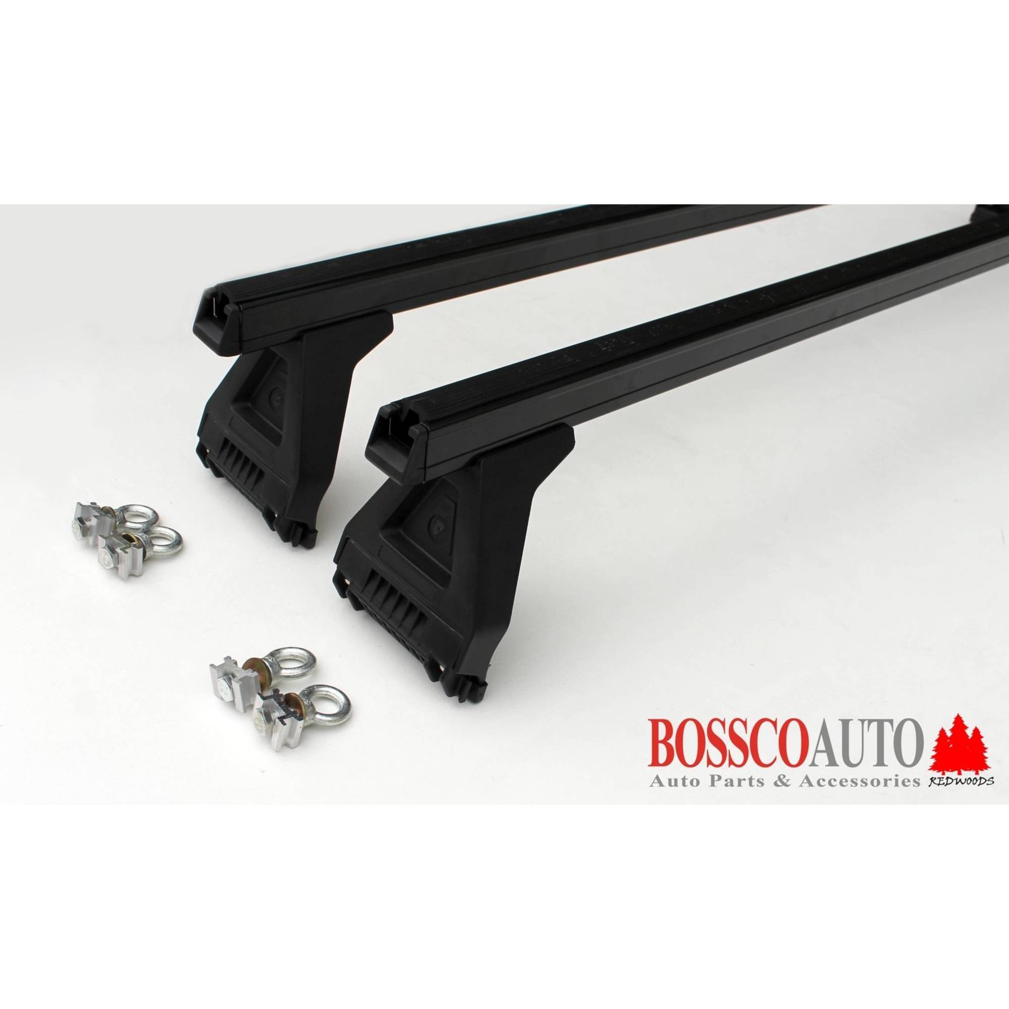 Heavy Duty Black ROOF RACKS for Low Roof Vans for Volkswagen LT 2000 - 2005 (set of 2)